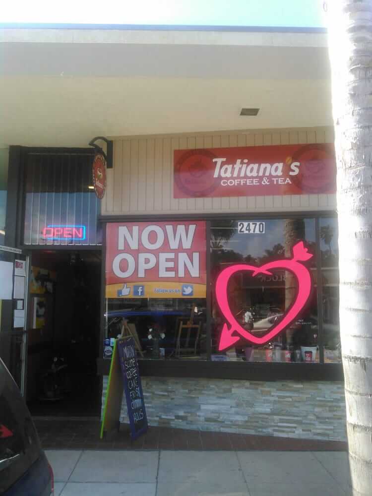Tatiana's Coffee and Tea Ventura, CA Full Menu, Reviews, Photos